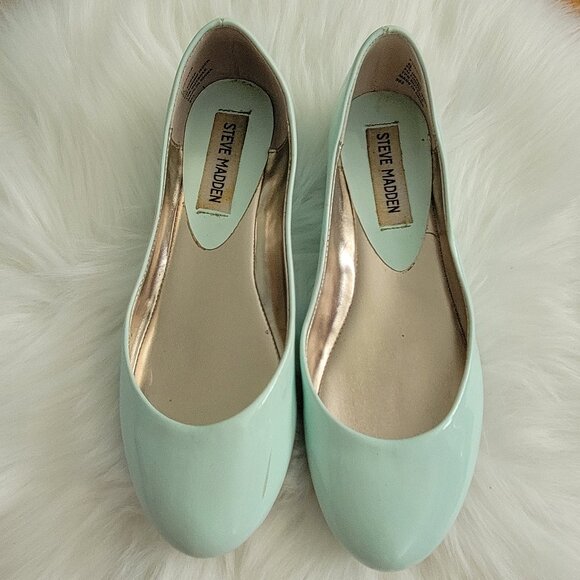 Steve Madden Light Blue Flats - Picture 2 of 7